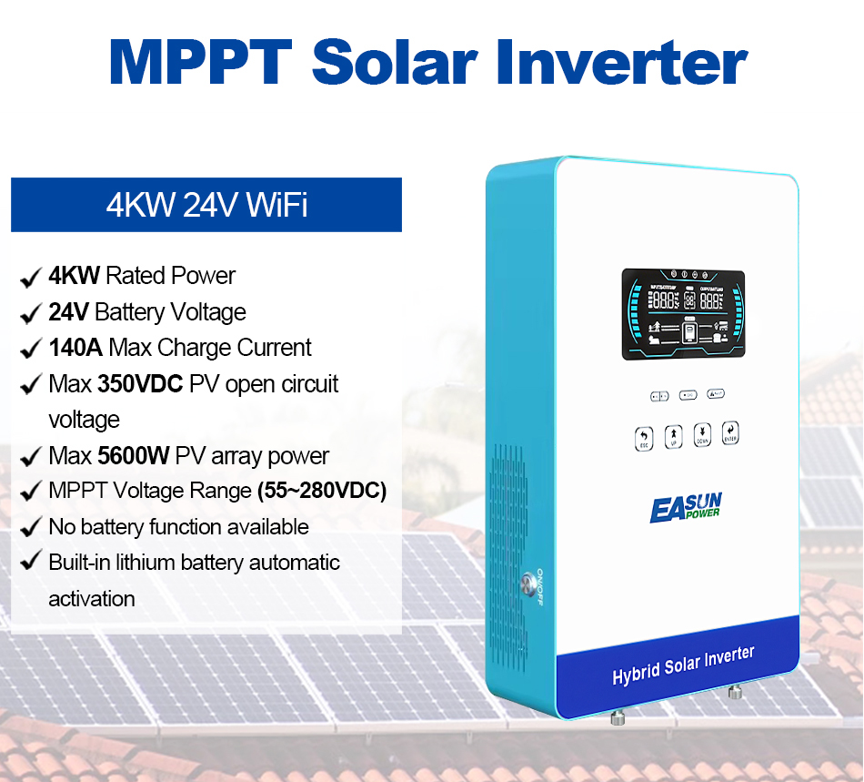 EASUN POWER 4KW Inverter 110V  - đánh giá và giá Grid Tie Inverter Limiter 2000W
