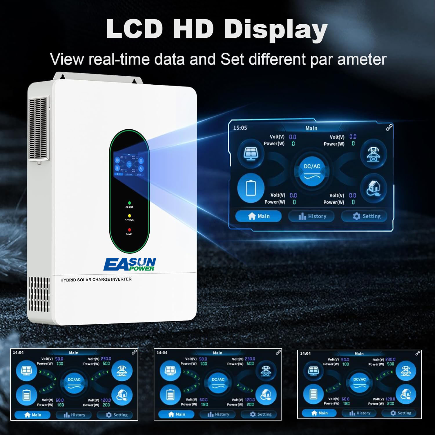 EASUN POWER 12KW Split Phase I - đánh giá và giá Grid Tie Inverter Limiter 2000W