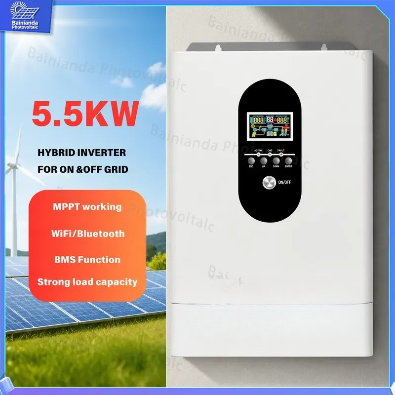 3kW 5.5kW Hybrid Solar Inverte - đánh giá và giá Hybrid Solar Inverter 5.5Kw Mppt 48V