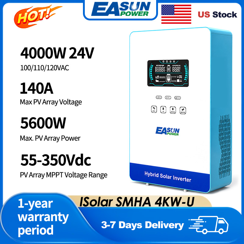 EASUN POWER 4KW 110V Off Grid  - đánh giá và giá Grid Tie Inverter Limiter 2000W
