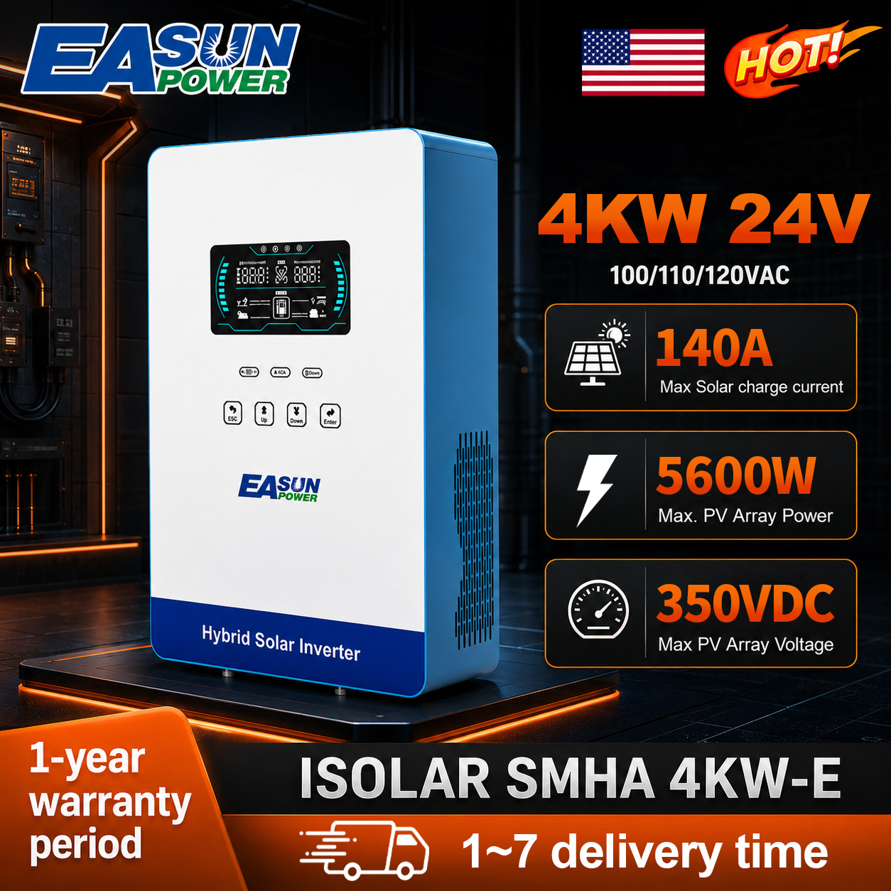 EASUN POWER 4000W Solar Invert - đánh giá và giá Grid Tie Inverter Limiter 2000W