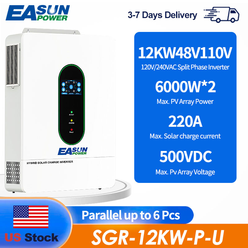 EASUN US 12KW 12000W Split Pha - đánh giá và giá Grid Tie Inverter Limiter 2000W
