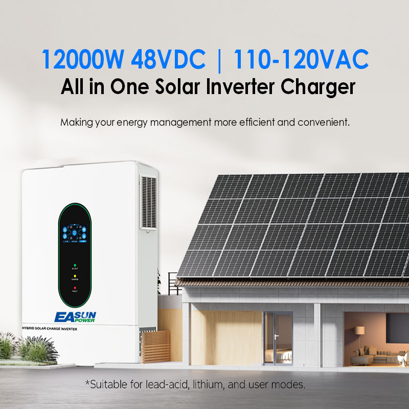 EASUN US 12KW 12000W Split Pha - đánh giá và giá Grid Tie Inverter Limiter 2000W