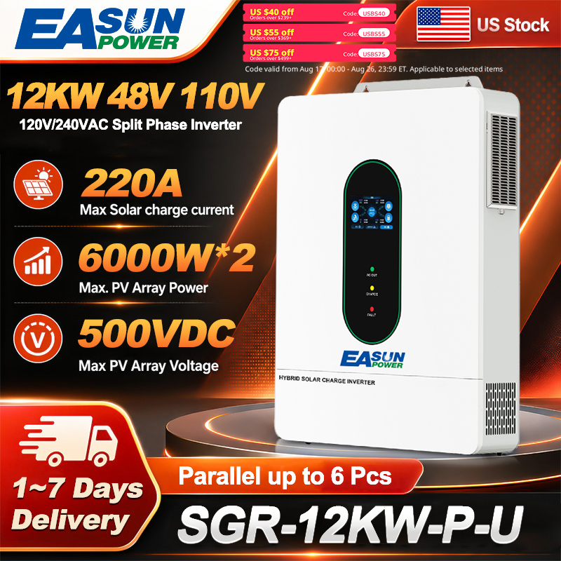 EASUN POWER 12KW Split Phase G - đánh giá và giá Grid Tie Inverter Limiter 2000W