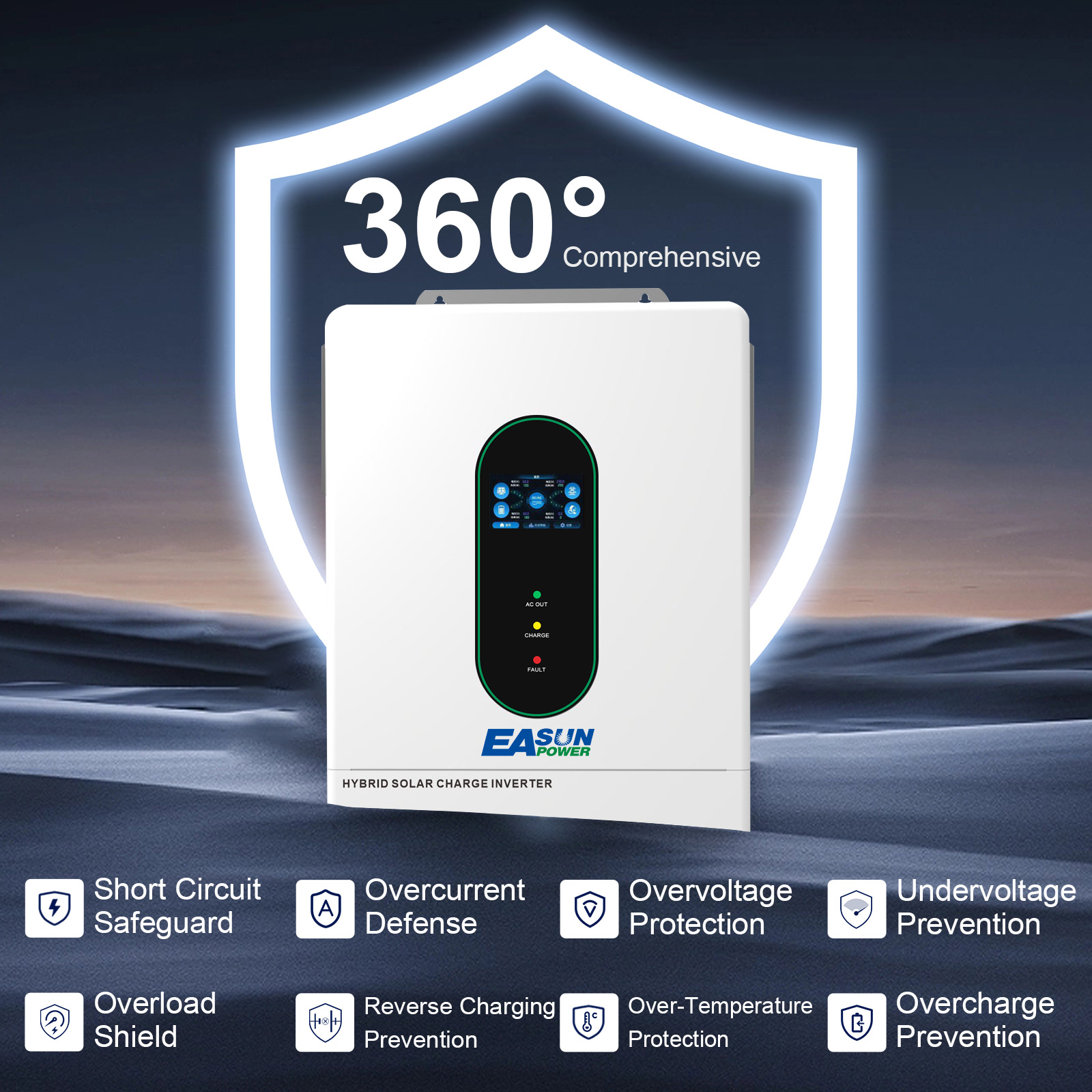 EASUN POWER 12KW Split Phase G - đánh giá và giá Grid Tie Inverter Limiter 2000W