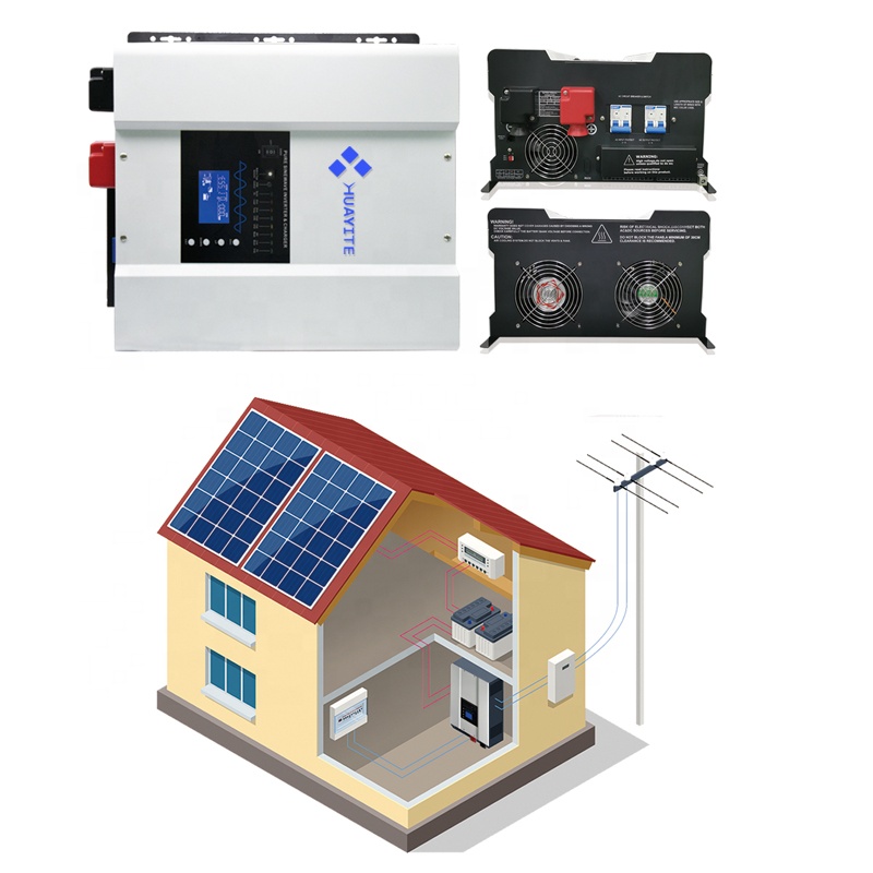 2KW DC24V 48V Off Grid Hybrid  - đánh giá và giá Off Grid Solar Inverter 48V 6000W